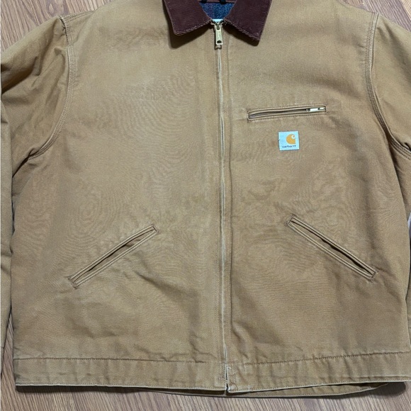 Carhartt Brown Blanket Lined Jacket 2XL Tall - Picture 2 of 15